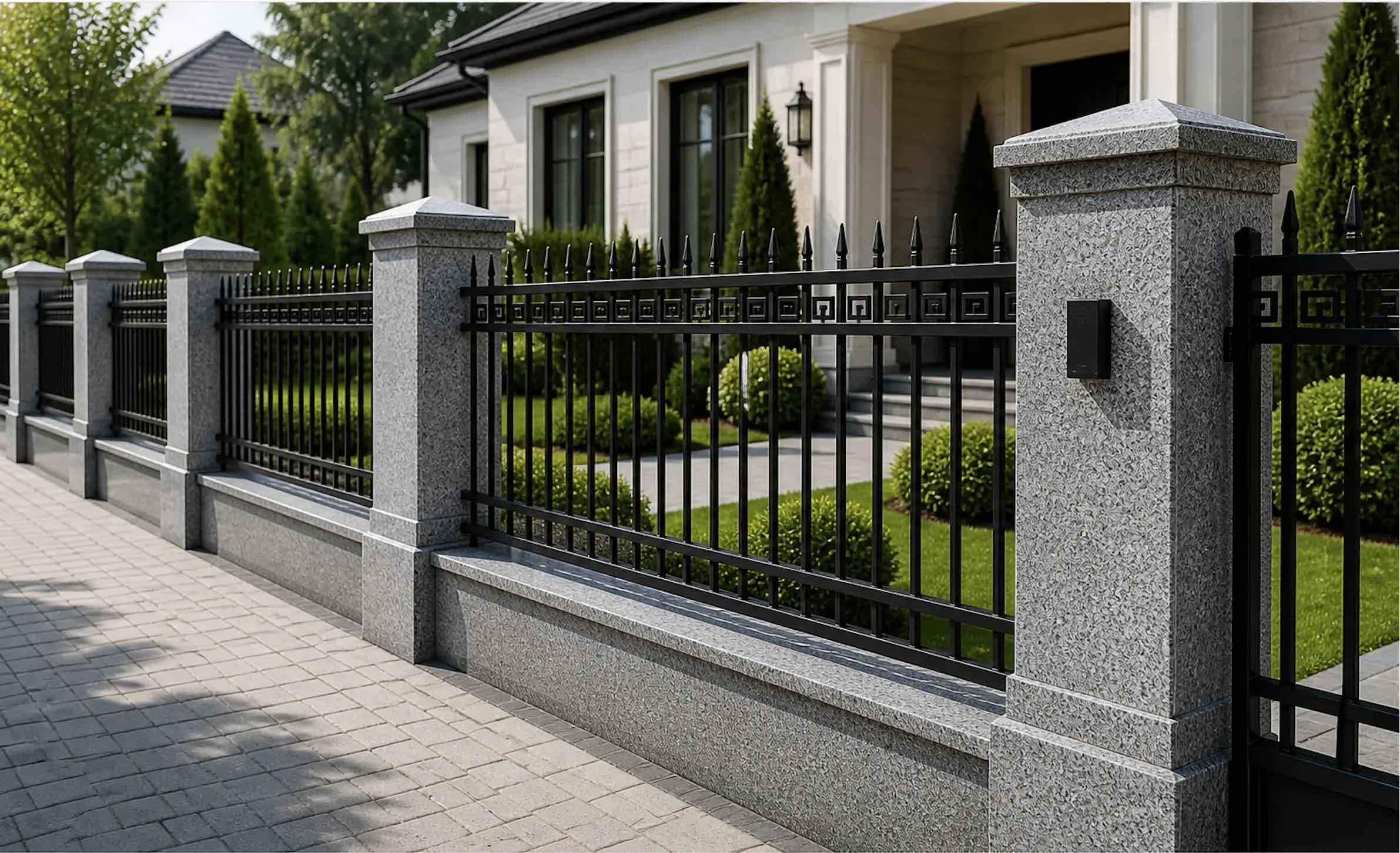 Granite fence